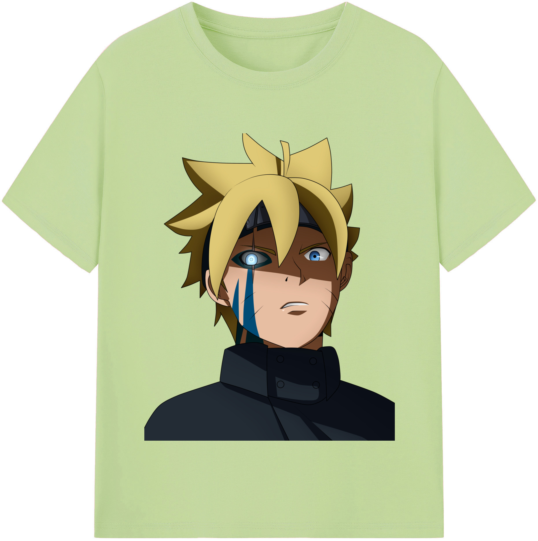 （画像用） NARUTO -ナルト- うずまき ボルト Uzumaki Boruto 綿100％半袖Tシャツ（フロントプリント）